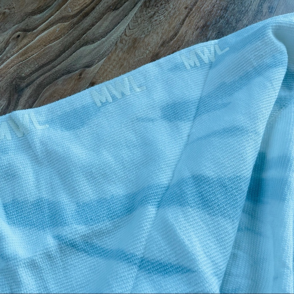 MADEWELL Pullover Tie-Dye White Textured Sweatshirt - Picture 6 of 7